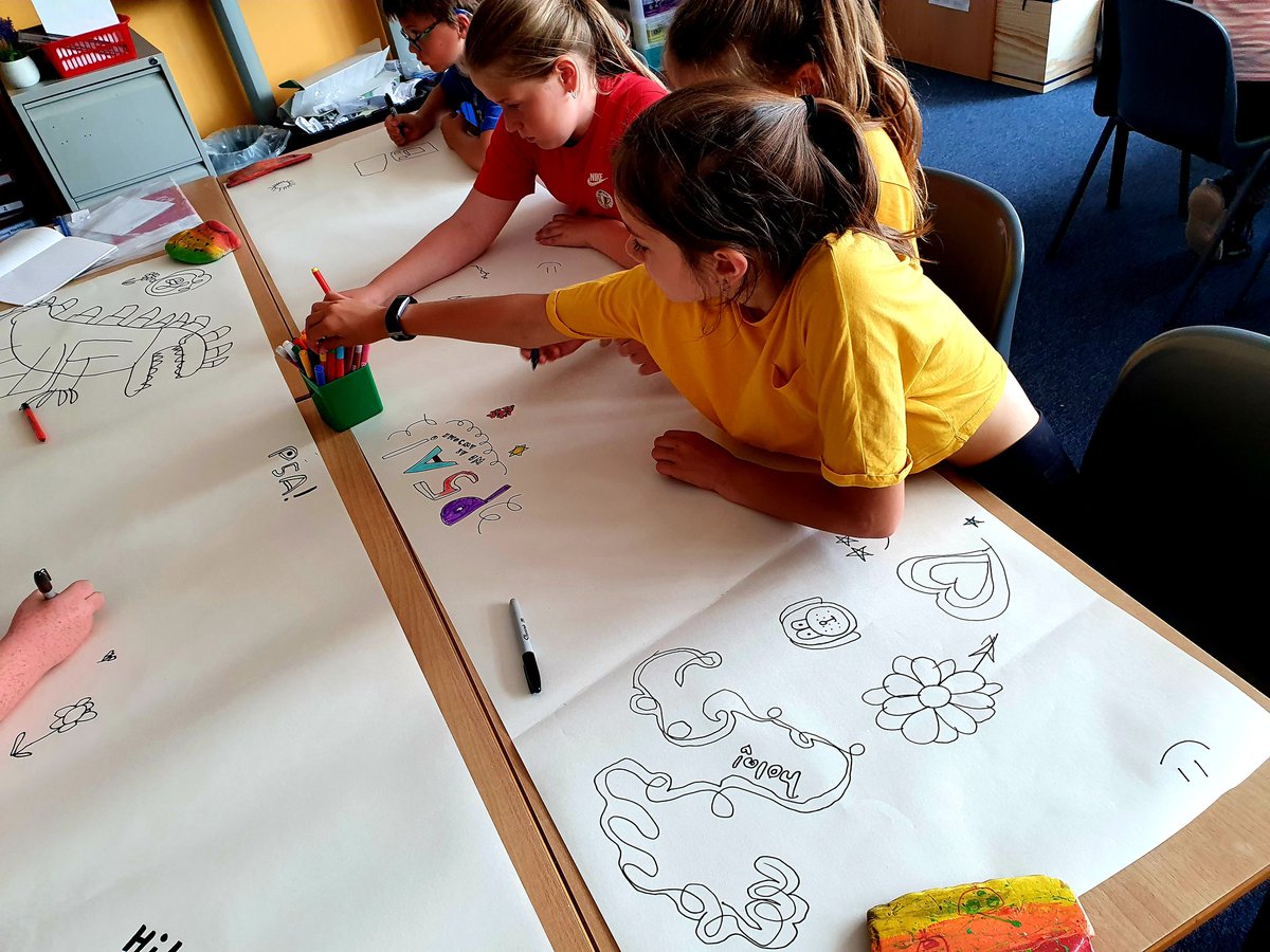 p5a_r's tweet photo. 🖊 Doodle art this afternoon to relax after a very warm 🌞 busy day! 🖍#doodleart #Mindfulness
 #cdpsdg7 #cdpsdg7art https://t.co/PfIdxWpYXQ