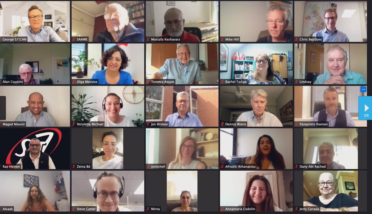 BishopAngaelos's tweet photo. A joy to convene a meeting of the @SAT7Network team from around the globe, as Chair of the International Council, to celebrate  #Sat7’s 25th anniversary and its work that has touched millions of lives.

We are indebted to the incredible ministry of these exceptional men and women https://t.co/ZxYx8V4RJV