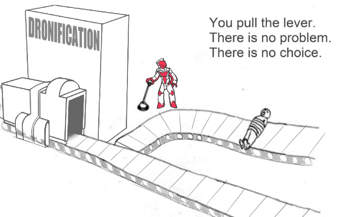 Millie-Drone's ethics circuits in action