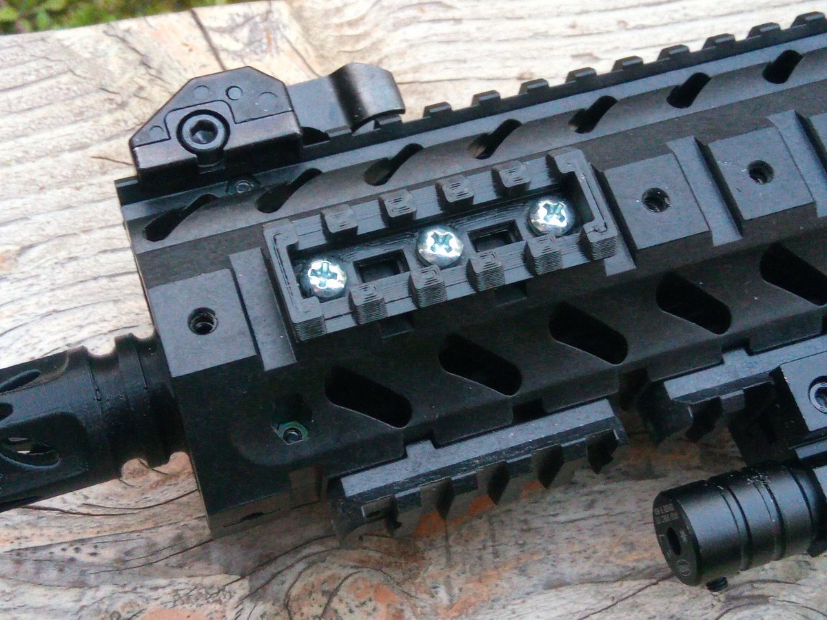 MPX 5-Slots Lightweight Picatinny Rail (PT+) for Sig Sauer MPX CO2 Air Rifle blastersbb.myshopify.com/products/mpx-5… #airgun #AirRifle #SigMPX #AirPower3D