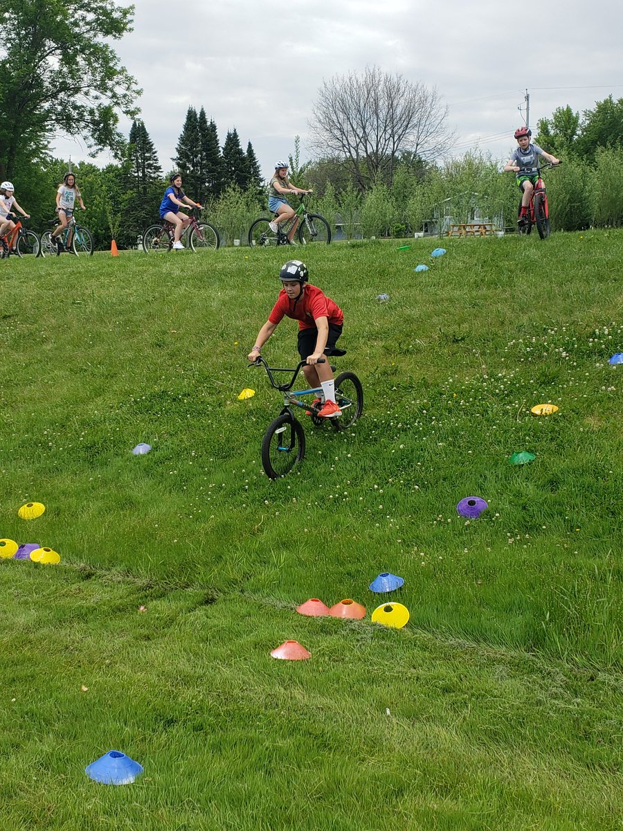 Bring your wheels to school day for 5th grade at Washington:).  #OwatonnaProud