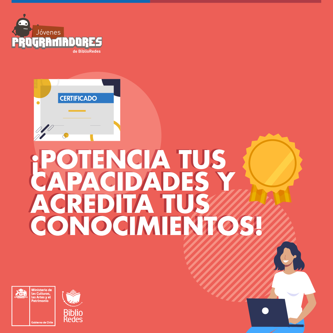 JProgramadores's tweet photo. Al aprender y certificarte junto a Jóvenes Programadores, no sólo adquieres nuevas habilidades, sino que te potenciarás laboralmente al acreditar tus conocimientos.
👉Participa y certifícate hoy en https://t.co/ASxoNqPNju
¡Te esperamos!
#ProgramoConJP
#SiempreCultura https://t.co/fTscmQHLmT