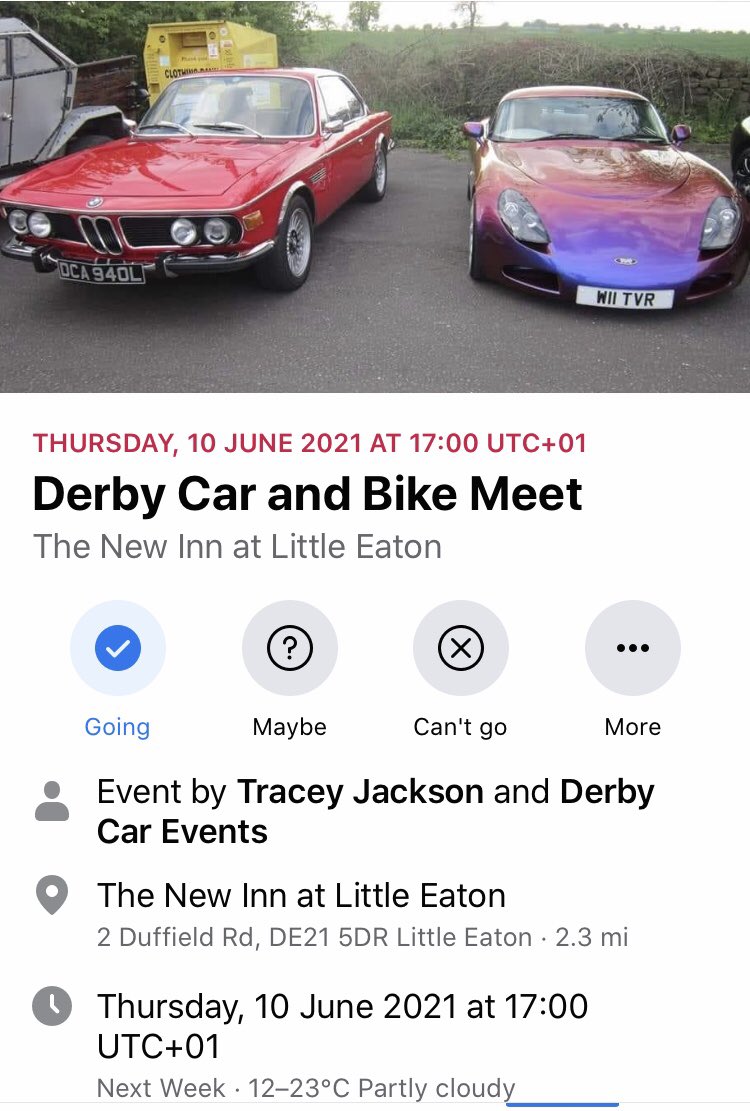 Next Thursday, 10 June....