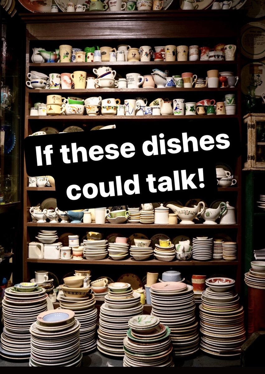 Fishs Eddy Museum of Industrial China opens tomorrow. Tours are every Th, Friday 4-6 Saturday 1-4. this weekend yours truly will be the tour guide💁‍♀️come hear a short story about the long and rich history of a great American product!