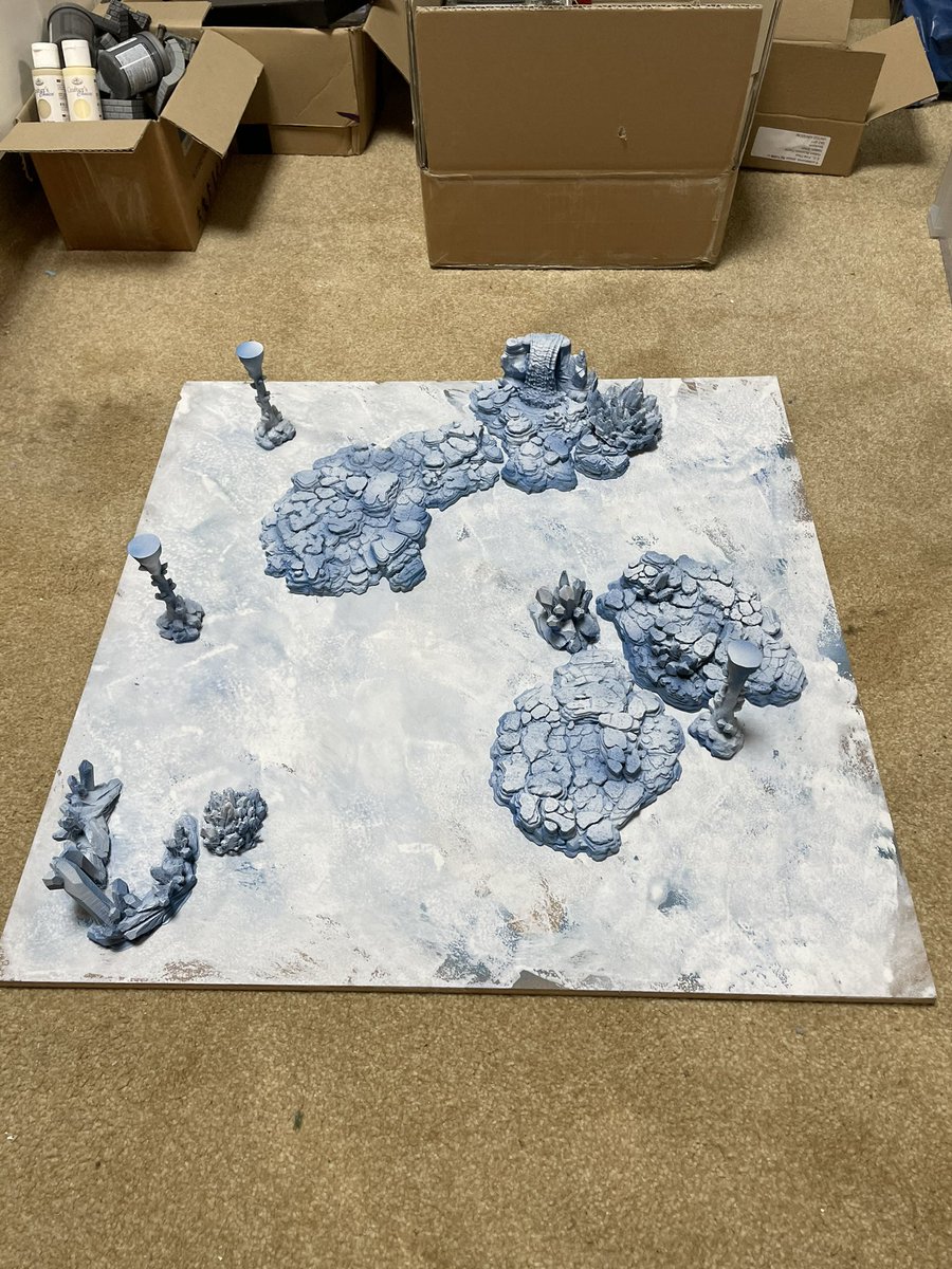 ryanwphillips11's tweet photo. Tonight’s efforts for my next dnd game. Off to fight an adult white dragon #dnd #craftdm #wizards #dungeonsanddragons https://t.co/xaeC0SJbOZ