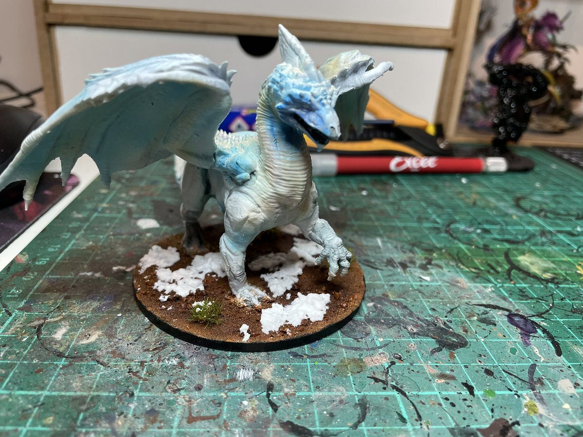 ryanwphillips11's tweet photo. Tonight’s efforts for my next dnd game. Off to fight an adult white dragon #dnd #craftdm #wizards #dungeonsanddragons https://t.co/xaeC0SJbOZ