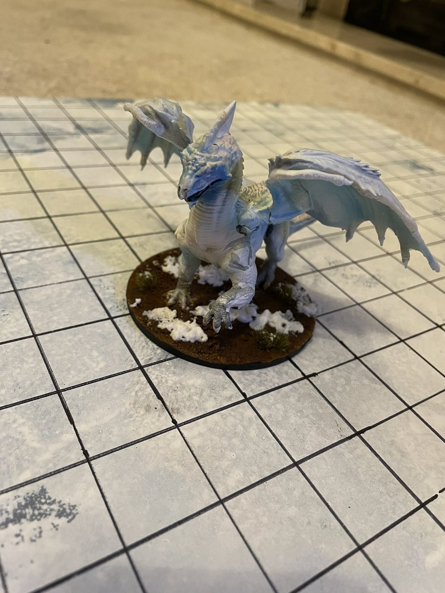 ryanwphillips11's tweet photo. Tonight’s efforts for my next dnd game. Off to fight an adult white dragon #dnd #craftdm #wizards #dungeonsanddragons https://t.co/xaeC0SJbOZ