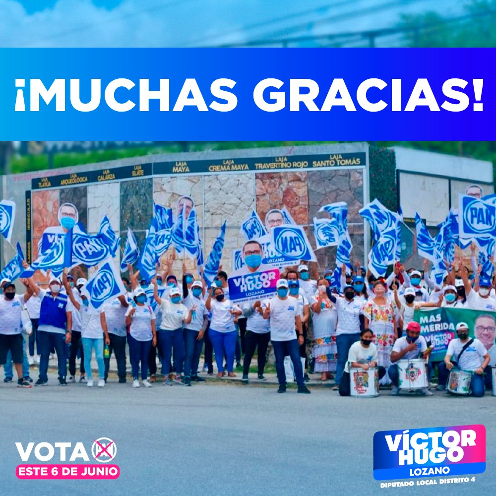 victorlozanop's tweet photo. Agradezco el acompañamiento de mi familia, amigas, amigos y equipo durante estos 55 días de intenso trabajo. Juntas y juntos hicimos la mejor campaña, con las mejores propuestas y el mejor proyecto para los ciudadanos del #4toDistrito.
¡El 6 de junio vamos a GANAR! https://t.co/Dr9YtWxJTi