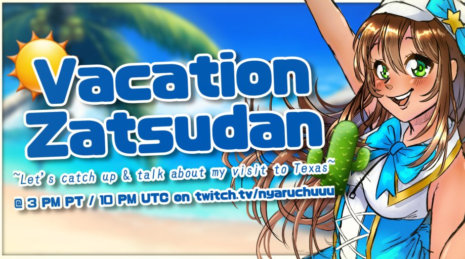 VTubeFest's tweet photo. Hey everyone! @nyaruchuuu is now live on Twitch!

#envtuber #vtuber #twitchstreamer #twitchtv https://t.co/3bK81SqejR