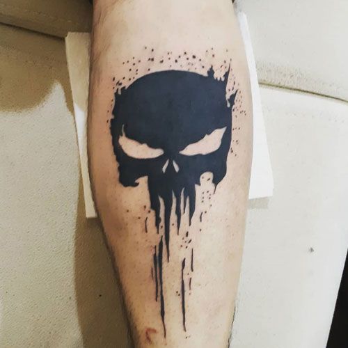 The Punisher Skull Tattoos Seeking Justice