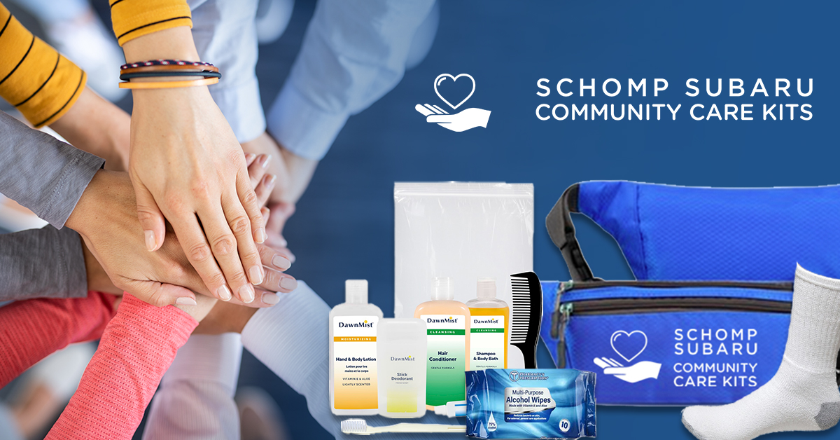 SchompSubaru's tweet photo. We are partnering with some homeless shelters &amp; nonprofits to assemble items that our community needs the most. We are also welcoming other facilities to use the form below to request packs if there is a need we can fill. #SubaruLovesToCare

https://t.co/Z1qzQnfLmn https://t.co/F07mJrBcsS