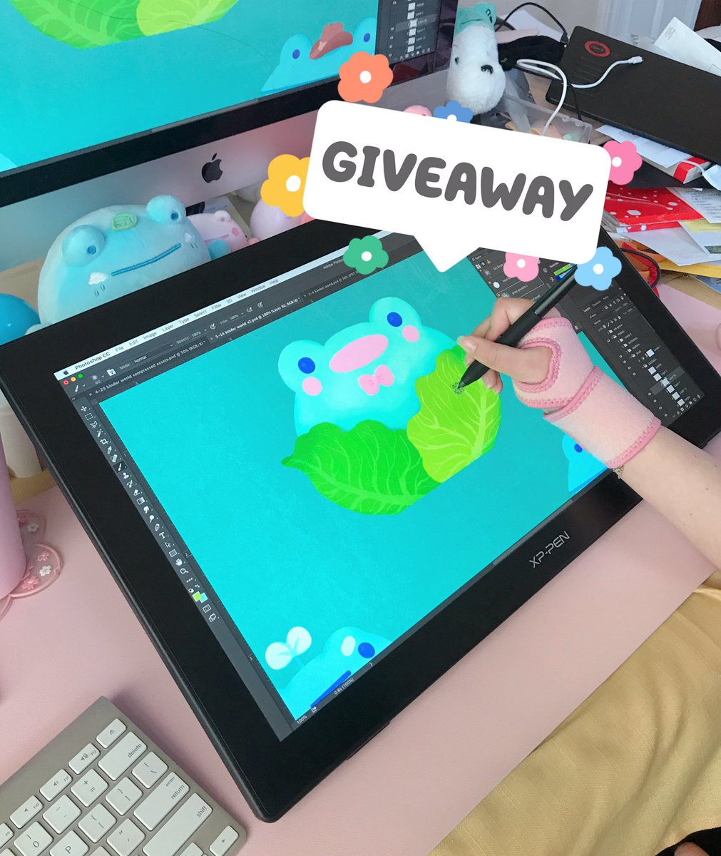 🐸 GIVEAWAY 🐸 hey, pal. you want a brand spanking new drawing monitor? specifically the Artist 22 2nd generation? ok good because i’m working with @XPPEN to give one away!! to enter: ⁃RT & like this post ⁃follow me & @XPPEN giveaway ends june 6. good luck 🐸