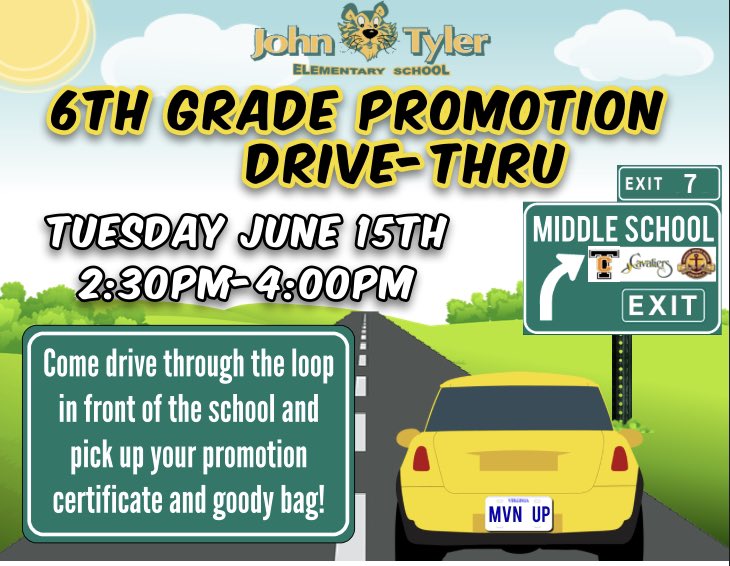 Waterview Elementary (@waterviewelem) on Twitter photo JTES 6th grade Families!!!
We look forward to seeing you on June 15 at 2:30 to pick up your promotion certificate and goody bag. <a href="/PortsVASchools/">Portsmouth Schools</a> <a href="/hmeducate/">H.M. Lewis</a> <a href="/hazelteach/">Ms. Hazel</a> <a href="/Barrett12Shelia/">Shelia Barrett</a> @NealRead4PPS JTES 6th grade Families!!!
We look forward to seeing you on June 15 at 2:30 to pick up your promotion certificate and goody bag. <a href="/PortsVASchools/">Portsmouth Schools</a> <a href="/hmeducate/">H.M. Lewis</a> <a href="/hazelteach/">Ms. Hazel</a> <a href="/Barrett12Shelia/">Shelia Barrett</a> @NealRead4PPS