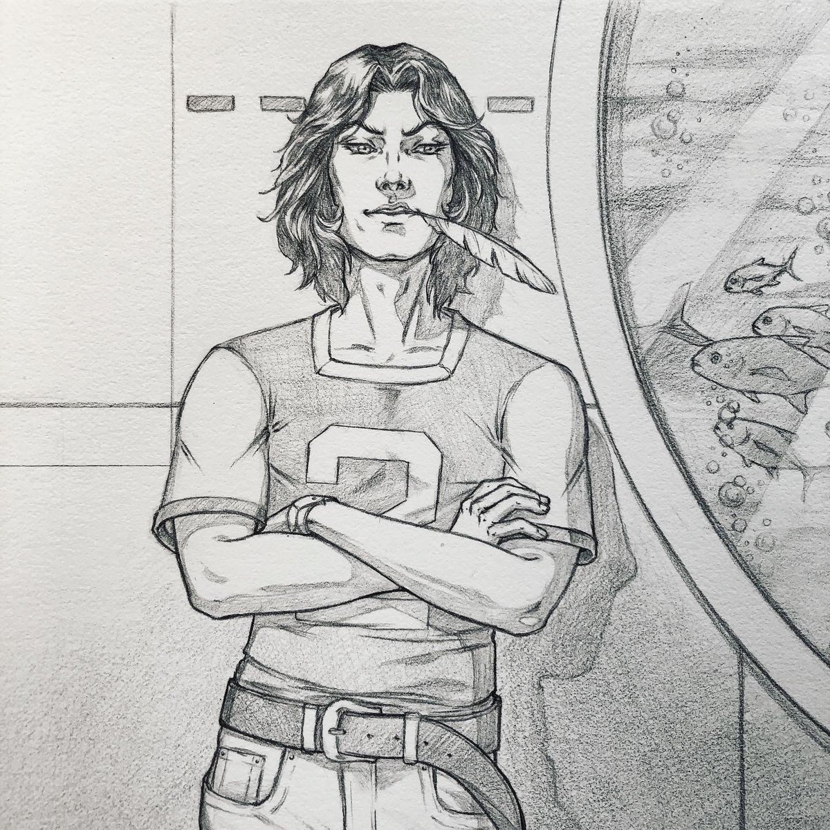 srj_art's tweet photo. Hey Twitter, have a completed art! I went completely overboard on this sketch reward...but it's Joe. l just can't help myself! Changed a million things from my previous post, but I'm finally happy with the result! For now.... #joethecondor #gatchaman #crescentcoralbase https://t.co/xo3DDc6Ddd