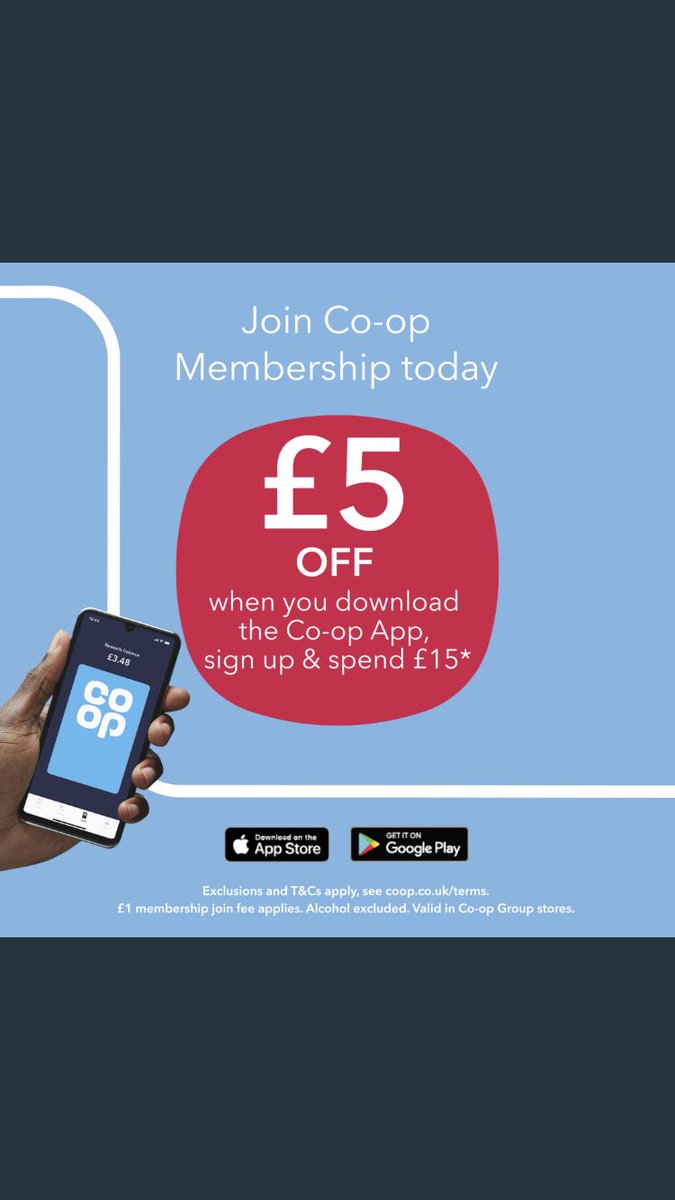 For a limited time, you can become a <a href="/coopuk/">Co-op</a> member and save £5 off a £15 shop! Join us ➡️ coop.co.uk/membership