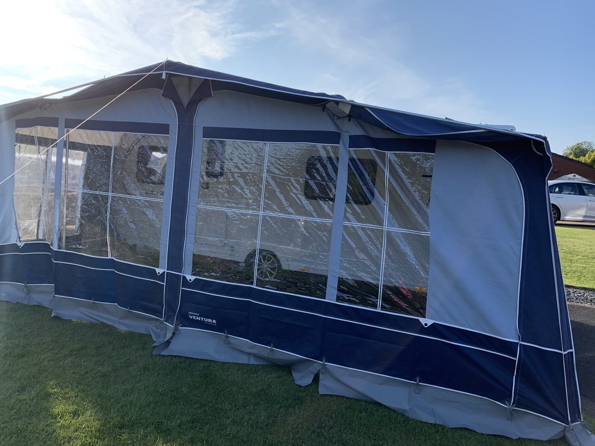 lisamo03's tweet photo. Successful first test of putting the awning up. Labelling all the poles so I don’t forget the order.  Are air awnings better? Easier? #caravan  #awning https://t.co/1j41Ox0yka