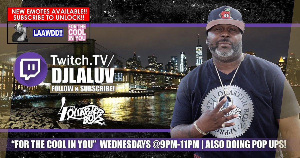 TONIGHT!!!!
WEEK#56
TWITCH.TV/DJLALUV