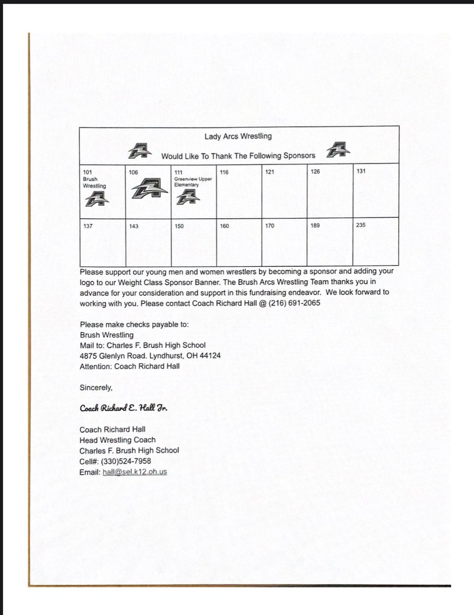 Brush Arcs Wrestling tweet media