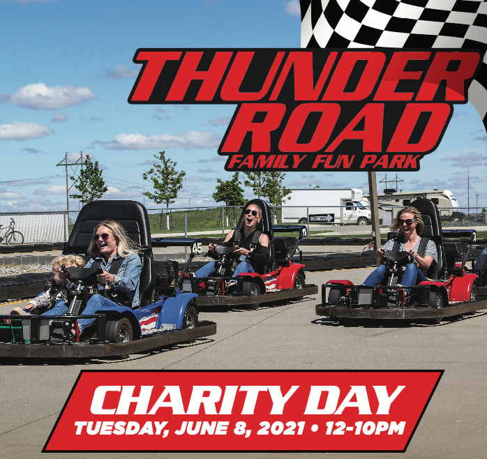 LendAHandUp's tweet photo. Join Us at Thunder Road for Charity Day June 8! https://t.co/bRQPwH7RJF https://t.co/Eme2N0jg00