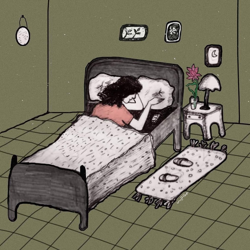 Mkktarat's tweet image. “تأكدت بالأمس بأنني صَديق نفسي، عندما لجأت إلى النوم وفي قلبي مواضيع لم أفصح بها لأحد غَيري".