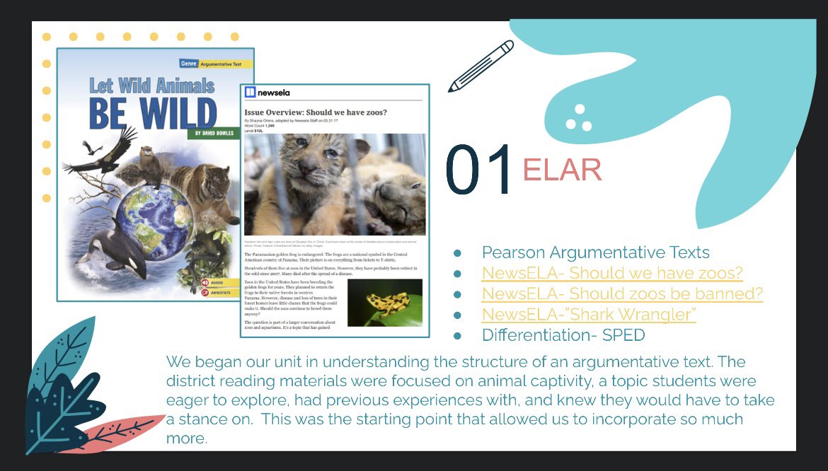 TXLoneStarTeach's tweet photo. What a day! Our 5th grade @RedlandOaksES team presented our tech infused thematic unit on animal captivity for @NEISDiTech’s Inspired Classroom Academy! We talked STEM, Flipgrid, Adobe Spark, and all the creativity coming into next year.  #neisdinspired #NEISDInspiredClassroom https://t.co/fqnoqnEu8w