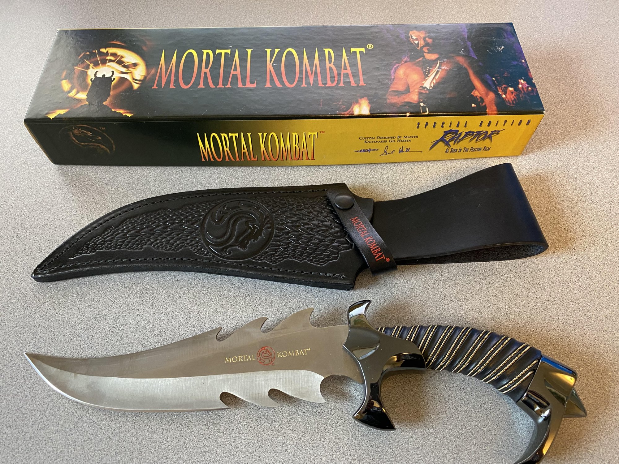 Ed Boon on X: Definitely don't konsider myself a knife guy  but it  was kool to find this in my basement. Embarrassed to say I have no memory  of who gave