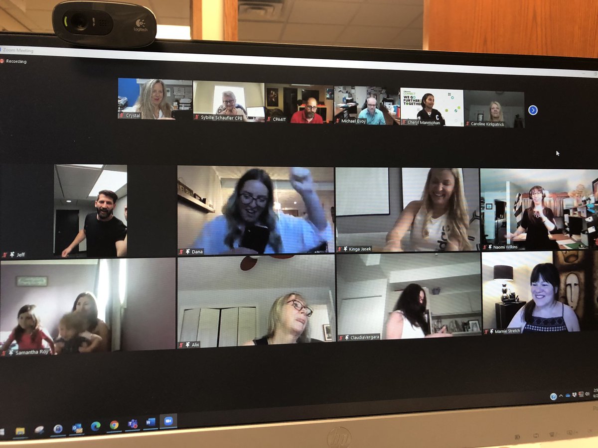 Dance 💃 party!!! <a href="/QuickBooksCA/">Intuit QuickBooks Canada</a> <a href="/WALLCPA/">Andrew Wall CPA, CMA ☁️📚 at #AppyCamp22</a> <a href="/kingajasek/">Kinga jasek</a> <a href="/BooksbyBianca/">Bianca Mueller, CPB</a> <a href="/MarnieStretch/">Marnie Stretch 🌸</a> <a href="/BooksbyBianca/">Bianca Mueller, CPB</a> <a href="/dmuellercpb/">Dianne Mueller</a> and tons of others- such a great idea Andrew! #qbconnect