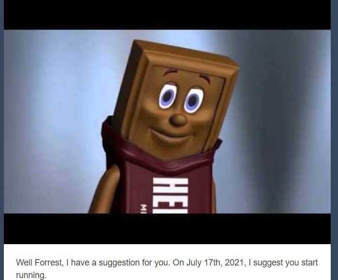 borkfighters's tweet photo. FORREST HAS ONE MONTH LEFT THEY BETTER START RUNNING https://t.co/zQvyPwwxlC