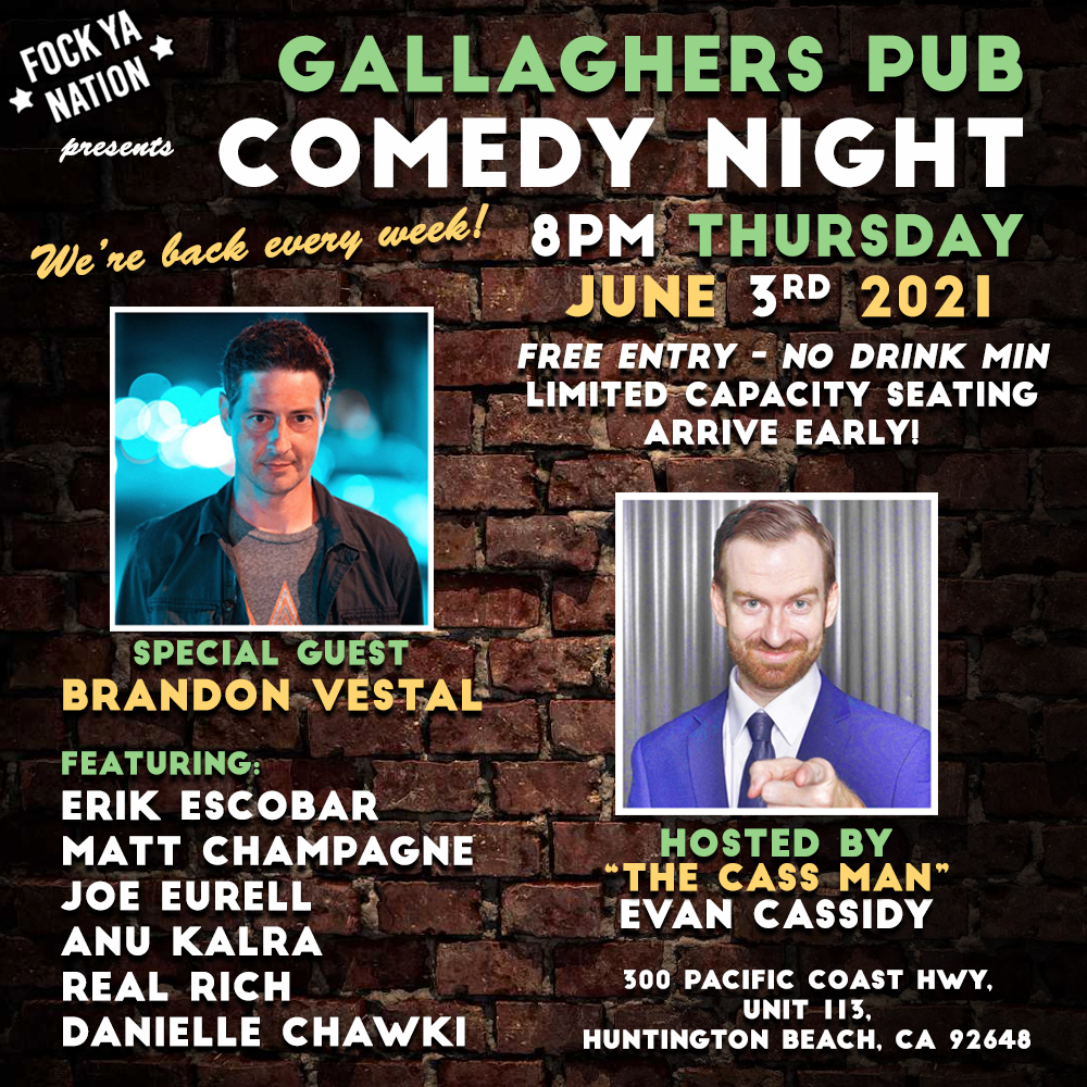 gallagherspubhb's tweet photo. Comedy Every Thursday Night!  No Cover, no drink minimum!  
$5 24oz PBR | $3 Rolling Rocks | $5 Bushmills https://t.co/in14sQZa8t
