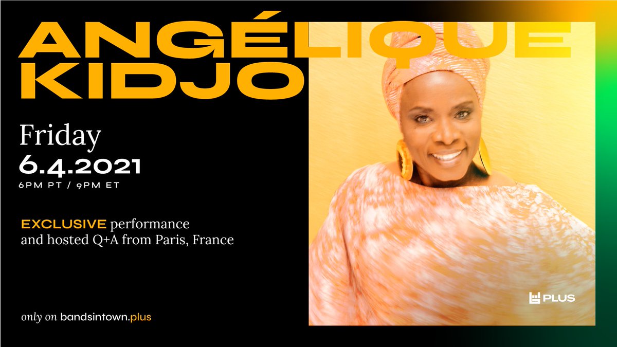 angeliquekidjo's tweet photo. Tune in this Friday for a live performance and Q+A with @BandsinTown where I’ll be performing some of the new songs from the Mother Nature album! RSVP here: https://t.co/bknlPWPelT https://t.co/yagzgxq5pu