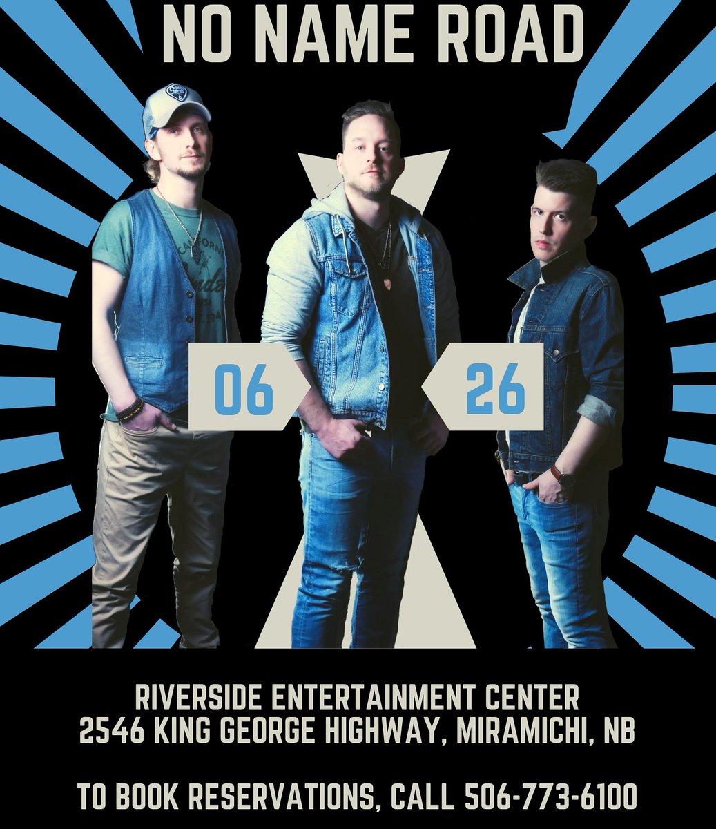 nonameroad's tweet image. Another show! Miramichi are you ready!? #nonameroad #likeacountrysong #countrymusic #musicnb #miramichi