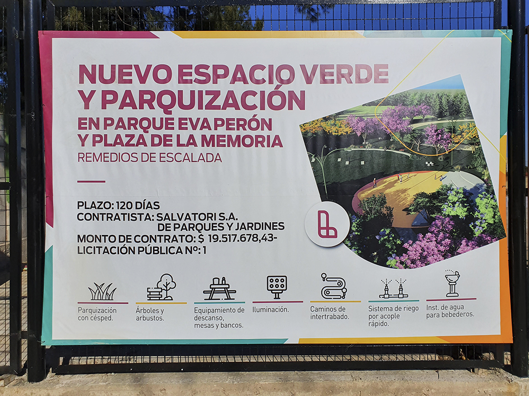 UrbanoLanus's tweet photo. 🌳 Comenzamos con el Nuevo Espacio verde y parquización en Parque Eva Perón y Plaza de la Memoria – Remedios de Escalada 🌳 https://t.co/YnQqnBZuwE