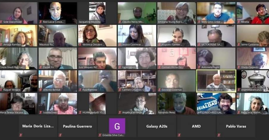 redlaicalconce's tweet photo. Muchas gracias a tod@s quienes nos acompañaron este martes 01.06 en nuestro encuentro de difusión/motivación por Asamblea Eclesial de Latinoamérica y El Caribe. Gracias por la esperanza y  entusiasmo en esta invitación! 
#RedLaicalConcepción #asambleaeclesial #ProcesoDeEscucha https://t.co/vHUczAwL3r