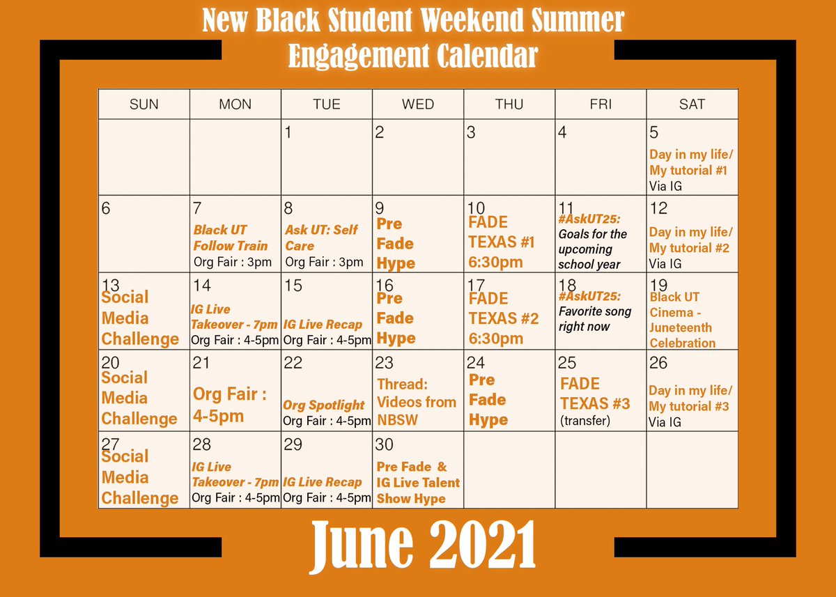 utnbsw's tweet photo. Kicking off summer the right way! #NBSW2021 #UT25 #UTtransfer https://t.co/6vB9gRDl55