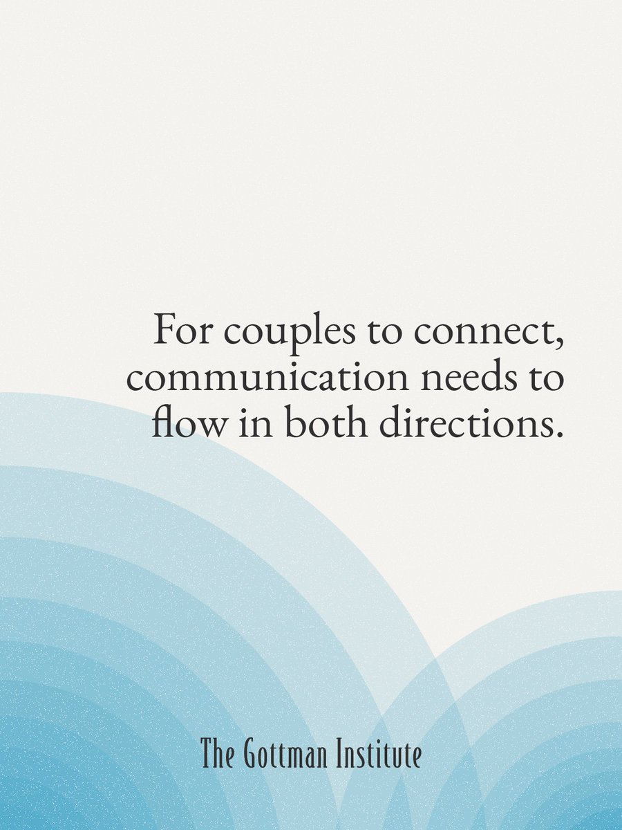 Does the communication in your relationship flow both ways? Thriving partnerships require two-way communication where both parties feel seen and heard. Upgrade your skills with Gottman Relationship Coach today: bit.ly/2RSis2o