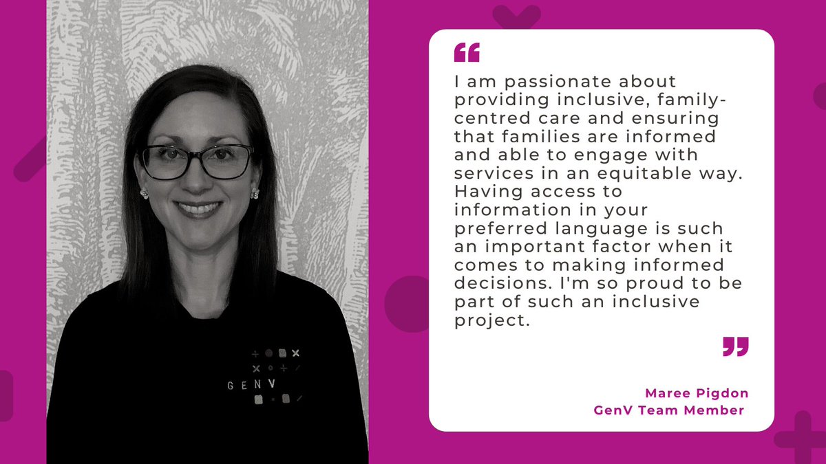 GenV_for_kids's tweet photo. GenV team member Maree grew up communicating in Auslan with her grandparents who were deaf, so she was inspired to complete a diploma in Auslan and Interpreting. Find out how Maree and the GenV team are trying to ensure that GenV is an inclusive program: https://t.co/zY3gEd9zWV https://t.co/uibhETqx3S