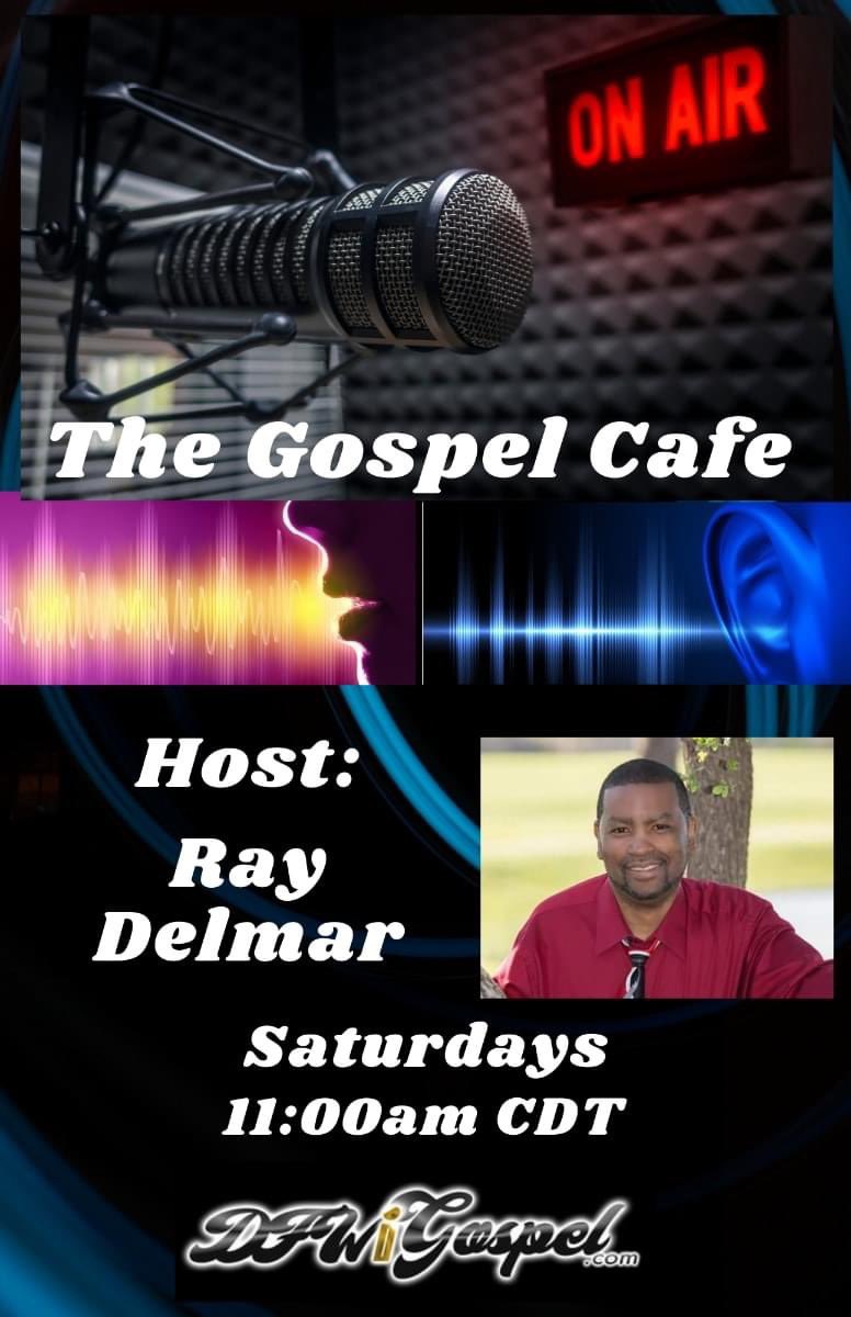 DFWiGospel's tweet photo. Stop by “The Gospel Cafe,” and get lifted higher every Saturday at 11am CST on DFW iGospel!
#dfwigospel
#gospel 
#thegospelcafe
#radioshow 
#radio 
#music https://t.co/UDbcUa7fLH