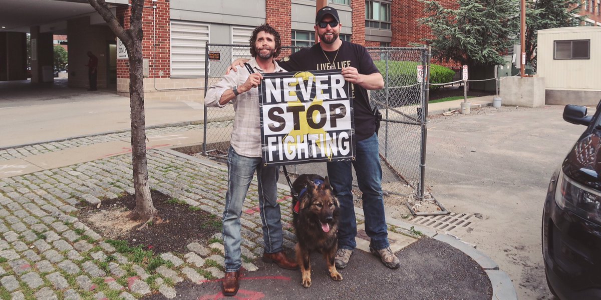 KurtJPower's tweet photo. No one embodies NEVER STOP FIGHTING more than US Navy SEAL @JasonRedmanWW! Such an honor to meet such a true American Hero!!🎗
NATIONAL SUICIDE PREVENTION LIFELINE 1(800)273-8255
#TheNeverStopFightingTour https://t.co/P2HZf7IWd9