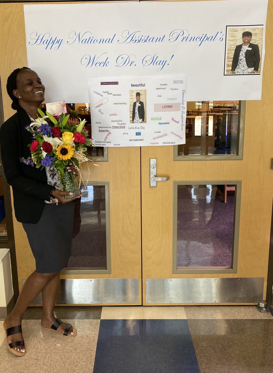 ReneeEv1446's tweet photo. Sooooo.....I have some EXCITING news to share....🗣@LatilaSlay is officially a  Butler Elementary School Bear! 🎉My AP has been PROMOTED to PRINCIPAL!😍Congratulations, Dr. Slay! @GadsdenES is PROUD of you! ❤️ We KNOW you will do WELL!🎉🎉@AnnLPGA @CaveVallerie @SCCPSS https://t.co/qXic5M0lcT
