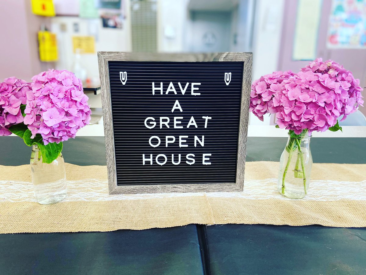 Have a fabulous Open House <a href="/FrybergerWSD/">Fryberger</a> Falcons! You have blossomed this year!