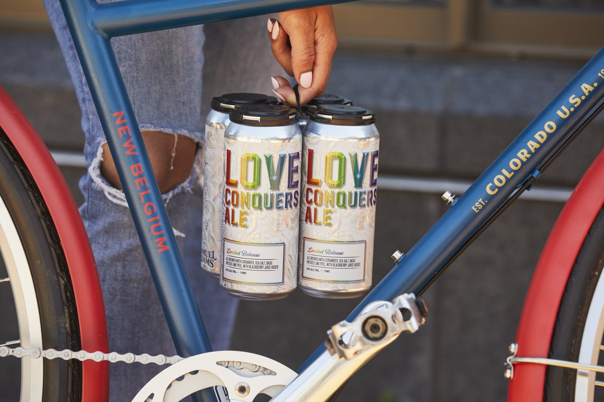 We’ve partnered with <a href="/samueladamsbeer/">Samuel Adams Beer</a> to co-produce Love Conquers Ale: a super refreshing blackberry basil lime gose. You can enjoy it knowing 100% of proceeds go to <a href="/GLAAD/">GLAAD</a> in support of their efforts to make the world a more inclusive place. bit.ly/2Tus5ox