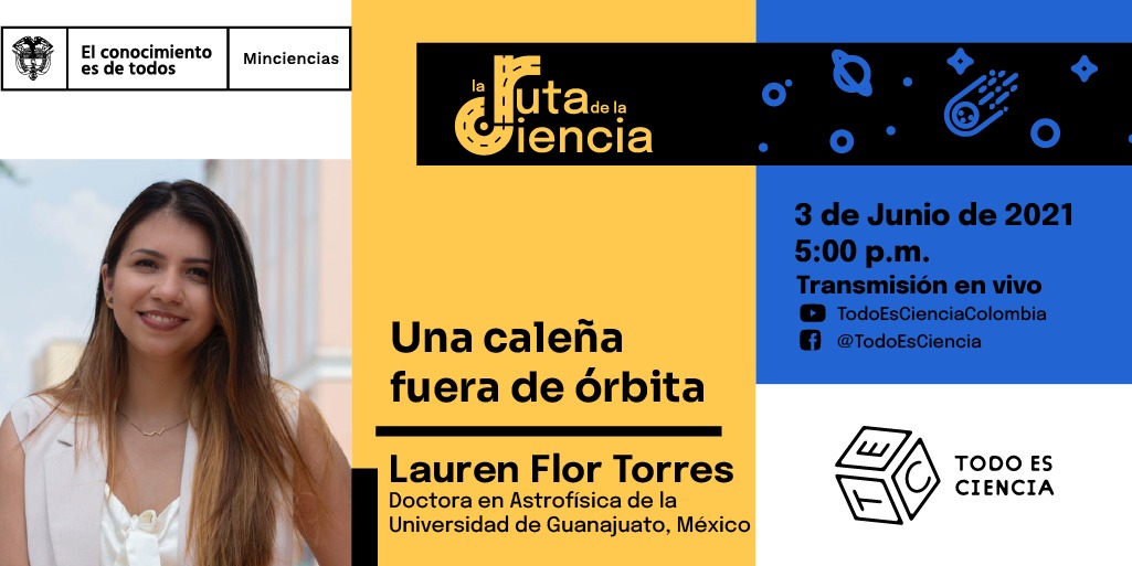 DivulgacionCTeI's tweet photo. Ya llega mañana una nueva #RutaDeLaCiencia donde participará la astrofísica de @AstroChia @lauren_flor. No te pierdas este viaje espacial a través de nuestros canales🚀. Links👇
#Facebook: https://t.co/q3HDQolV5C
#YouTube: https://t.co/Bs8LpQuVBe
¡Te esperamos! 🥳 https://t.co/rMQdT7l4dG