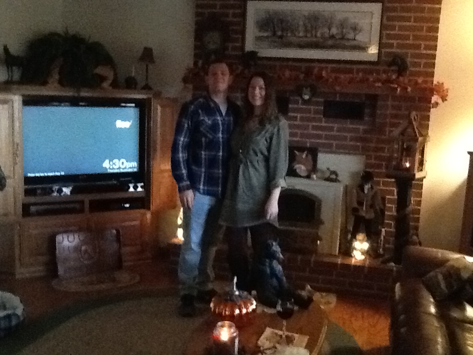 This is my niece and her fiancé where I'm going for their bridal shower soon