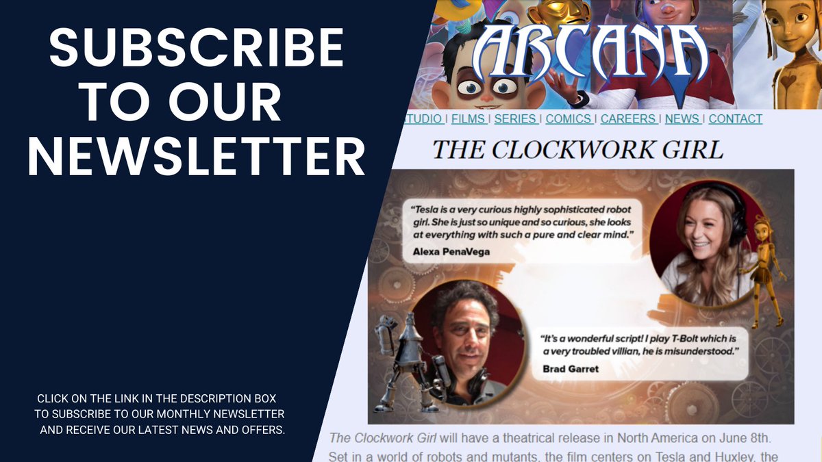 arcanastudio's tweet image. Do you want to stay up to date with Arcana Studio&apos;s News? Sign up for our monthly newsletter!

eepurl.com/gESnqr

#newsletter #companynews #signupform