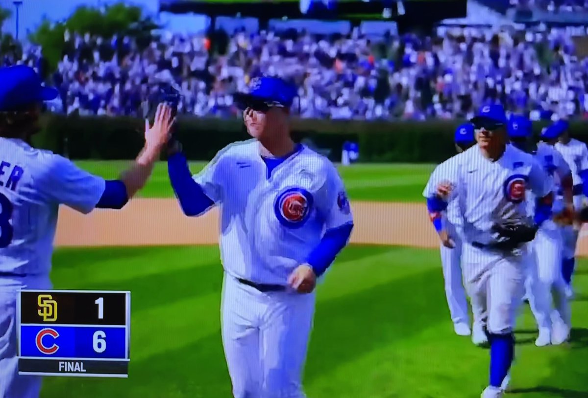 BruceKopp's tweet photo. Another @Cubs win!
#FlyTheW #CubTogether #BroomBaby 🧹 🧹 🧹 https://t.co/TWPriMjVgf
