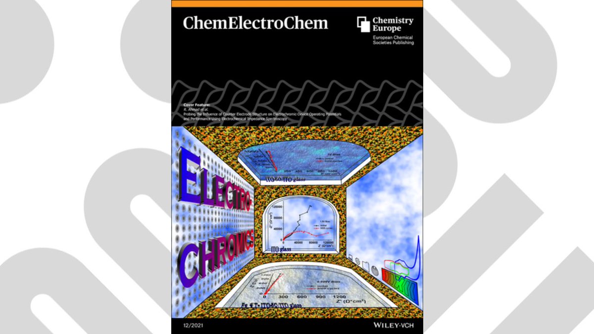 #CoverFeature: Probing the Influence of Counter Electrode Structure on Electrochromic-Device Operating Potentials and Performance Using Electrochemical Impedance Spectroscopy (Easton) onlinelibrary.wiley.com/doi/10.1002/ce…