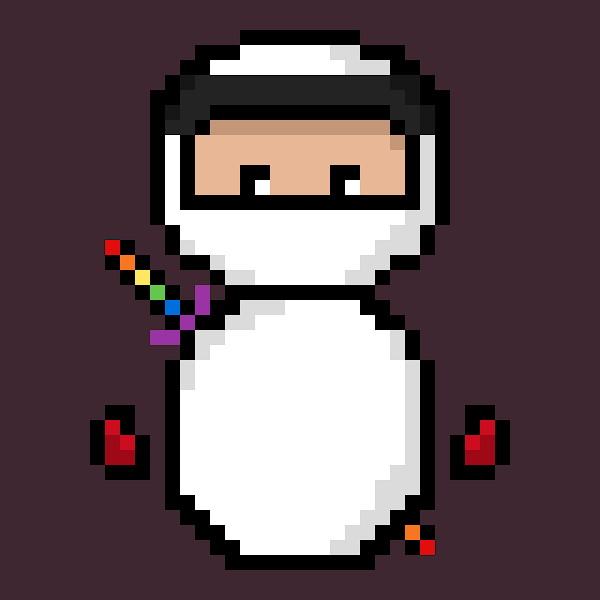 vibetoshi's tweet photo. Got me #BitNinja with rainbow Katana ๐โ๏ธ by @BitNinjas #NFT so cool looking. ๐๐ค
#TheNinjaWay #NinjaGang #bitninjas #NFTCommunity #pixelart #nftcollector #NFTartist https://t.co/014OCS0DDP
