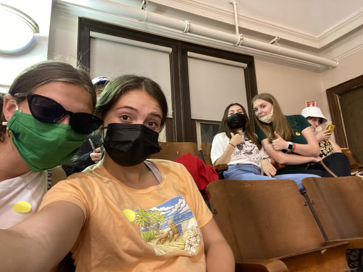 seac members at the town meeting!!! fingers crossed for articles 36 and 37 to ban plastic bags and styrofoam containers 🤞