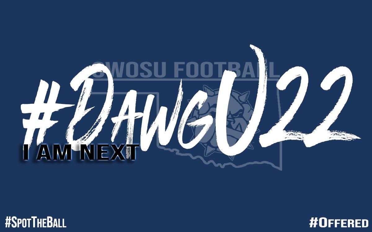 I’m blessed and thankful to have received an offer from Southwestern Oklahoma State University!! <a href="/CoachBennetNew/">Bennet New</a> <a href="/coachmcquillan/">Coach McQuillan</a> <a href="/BixbySpartanFB/">BixbySpartanFootball</a>