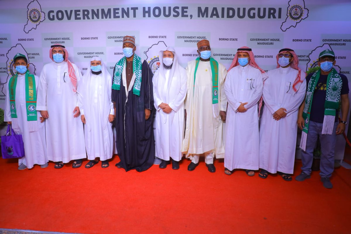 GovBorno's tweet photo. Holy Ka’aba’s imam visits @ProfZulum, says we monitor your achievements from far.. https://t.co/pHnXZbezTM https://t.co/zyBQR5du5h